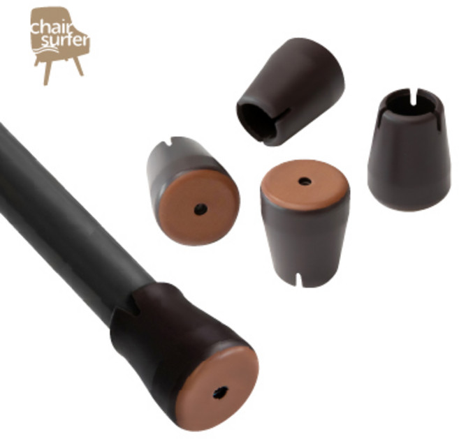 프리미엄 의자발커버 얇은 의자 다리용 원형 S, 16개입(의자4개용), 1개