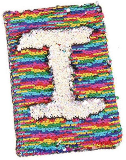 반짝이 무지개 노트 스팽글 다이어리 대학노트 줄노트 일기 사무용품 필기, 일반형