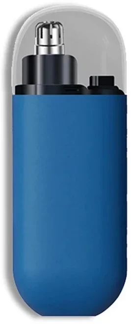 남성 및 여성을 위한 충전식 코/귀 헤어 트리머 - 2-in-1 방수 이중 블레이드 USB 기능이 있는 무선 자동, 01 Blue