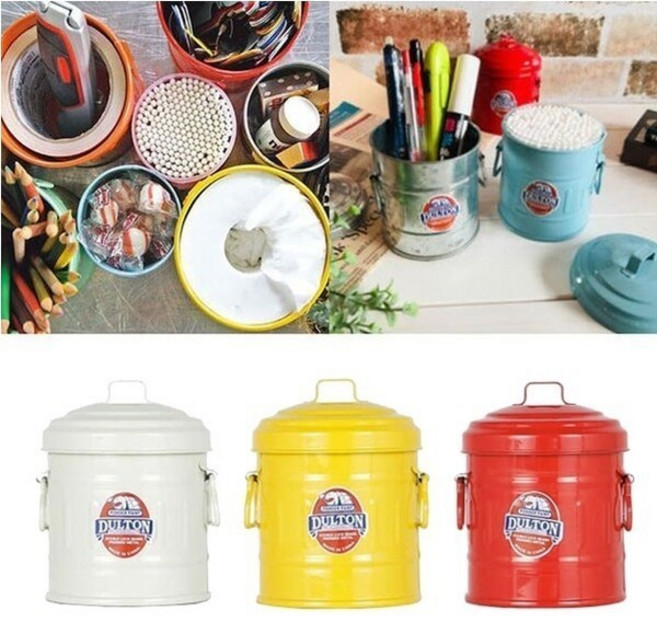 덜튼 가정용 뚜껑 재떨이, 노랑색, 1개