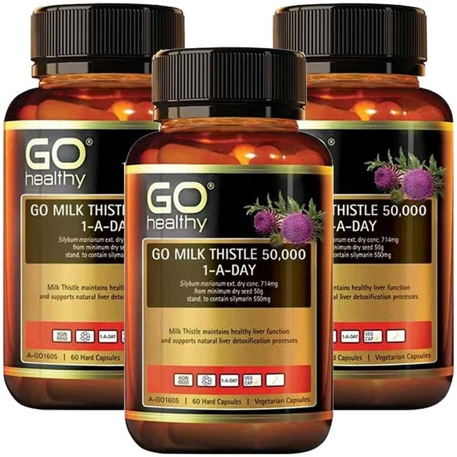 고헬씨 고 밀크 씨슬 50000 베지 캡슐, 60정, 3개