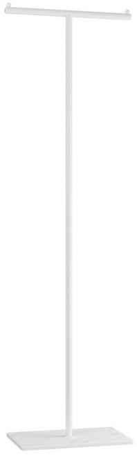 BenF Home 틈새 행거 조립식 코너 철제 스탠드 옷걸이 바지 가방 모자 옷정리, 화이트