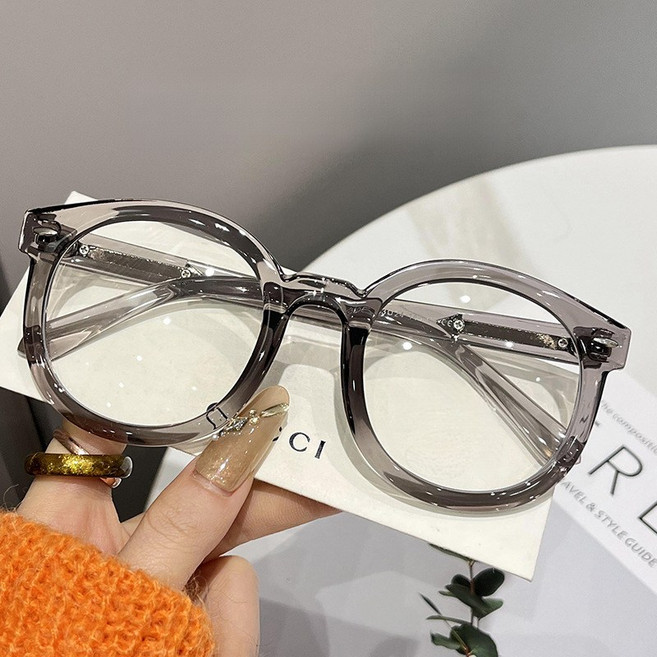 FEISEDY UV400 블루라이트차트 오버사이즈 라운드 선글라스 남여공용 Q0005