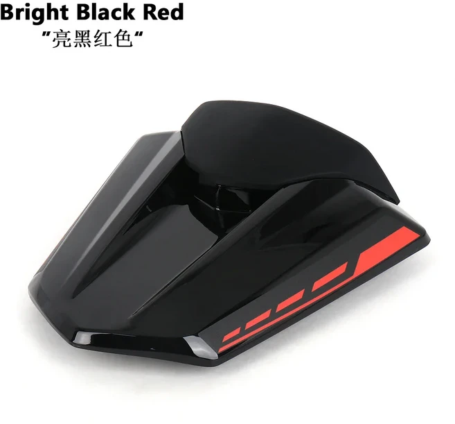 쿠쿠스토어 혼다 CB750 호넷 2023 오토바이 액세서리 뒷좌석 승객 테일 필리온 시트 카울 페어링 신제품, 09 Bright Black Red, 1
