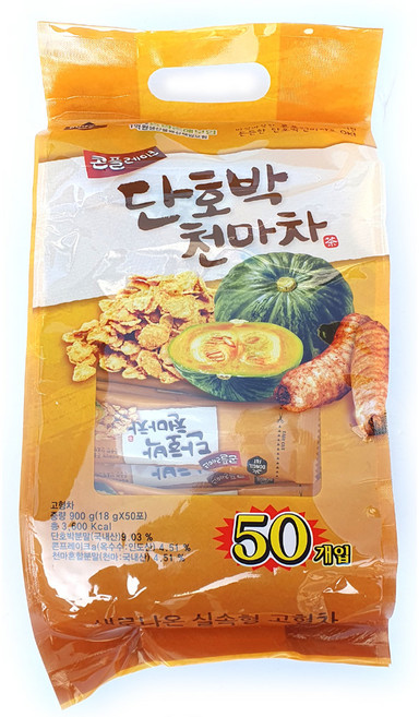 동일 단호박천마차 50T, 3개, 50개입, 18g