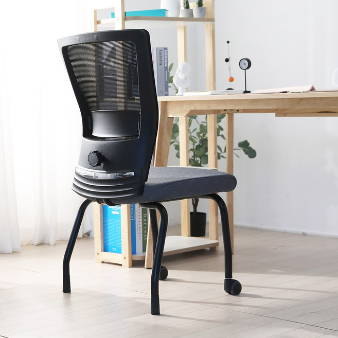 린백토리 회의용 회의실 사무실 학생 공부 컴퓨터 책상 팔걸이 바퀴 없는 허리 편한 메쉬의자 LTC13S, 블랙, 팔걸이 X
