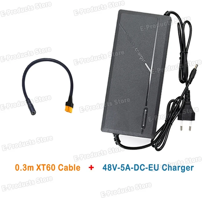 48V 72V 5A 배터리 충전기 리튬 이온 팩용 고속 어댑터 DC 플러그, 05 48V 5A DC EU XT60