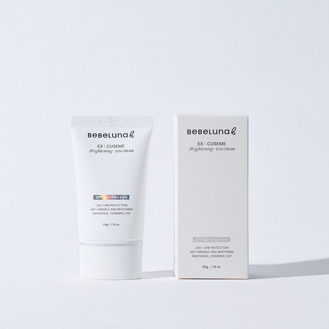 베베루나 익스큐즈미 브라이트닝 선크림 SPF50+ PA++++, 50g, 1개
