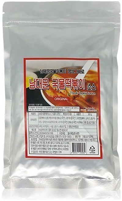 국물떡볶이소스1kg 떡볶이분말 국물떡볶이 남대문 떡볶이 빨간국물 밀떡볶이, 1kg, 1개