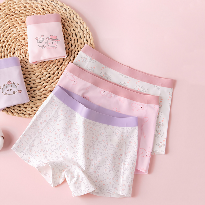 코코몽드 KC인증 60수 고급 순면 영아용 심리스 무봉제 사각 드로즈 팬티 5종세트 CC-6250820