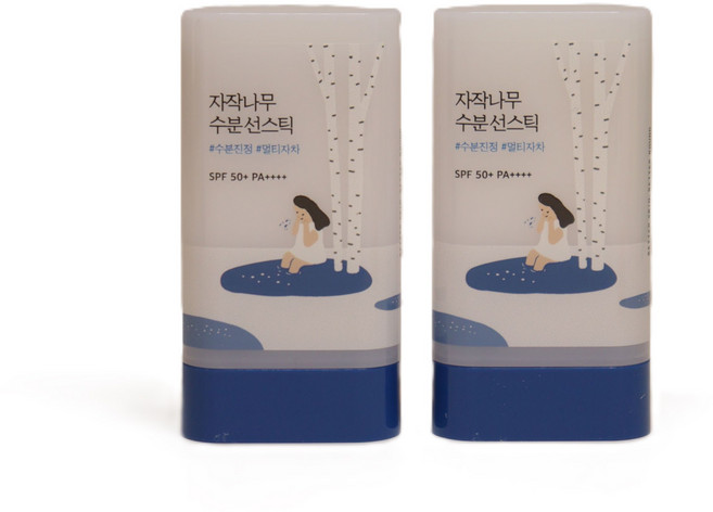 라운드랩 자작나무 수분 선스틱, 19g, 2개