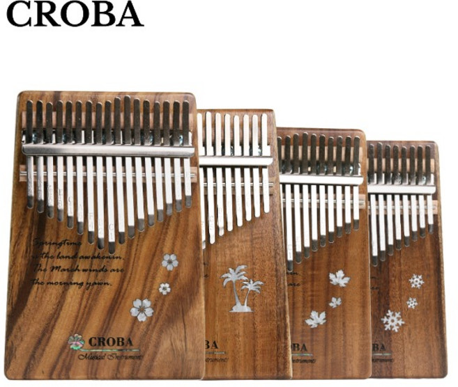 크로바 플레이트 칼림바 CK-800A 아카시아 17음 단품, 봄, 1개