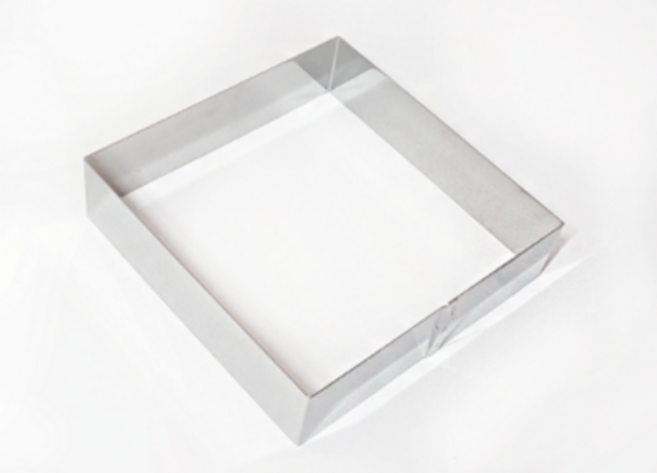 50 무스 사각 2호 165 x 50 케이크 떡 설기 앙금 틀 제과 제빵 찰떡스퀘어 치즈 디저트, 1개