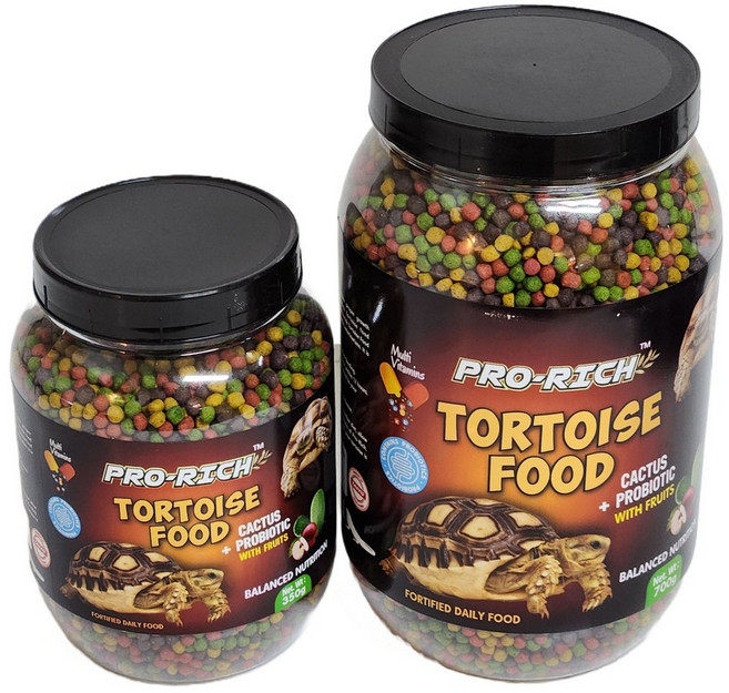 TAIYO 프로리치 육지거북이 사료, 350g, 1개