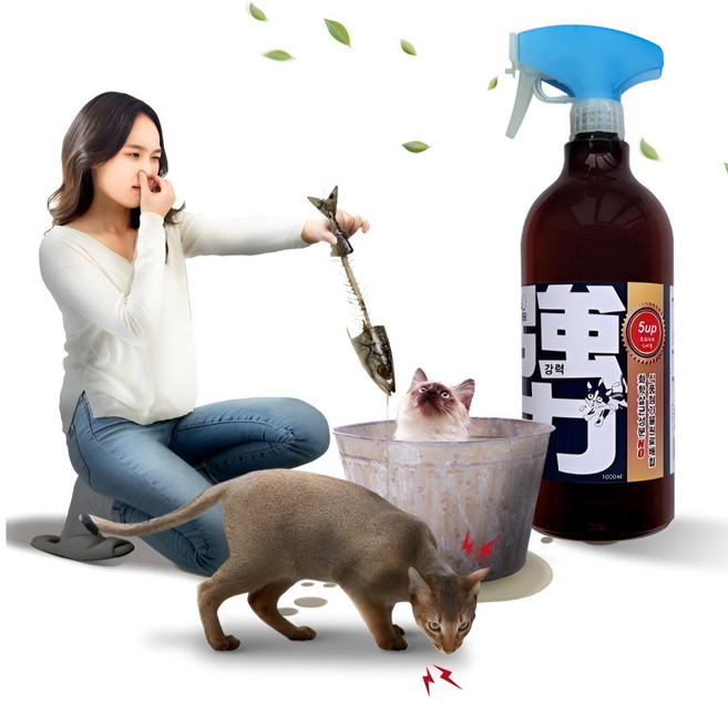 5UP 강력 고양이접근금지1000ml 고양이가싫어하는냄새, 1개, 1000ml
