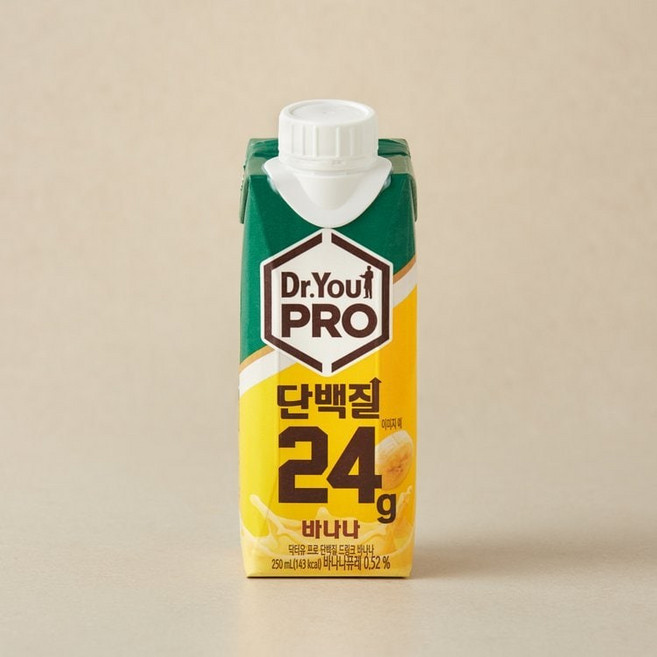 닥터유 프로 단백질 드링크 바나나, 250ml, 24개