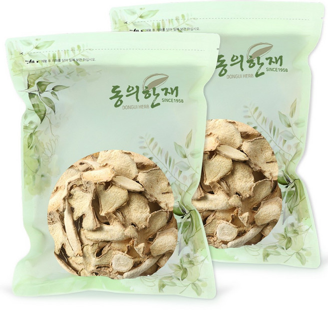 동의한재 베트남 수입 말린 생강, 1kg, 2개
