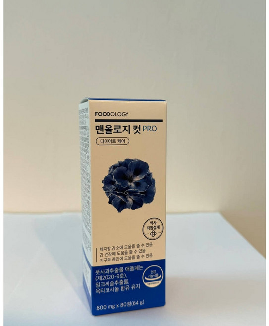 푸드올로지 맨올로지 컷 프로 다이어트 64g, 80정, 1개