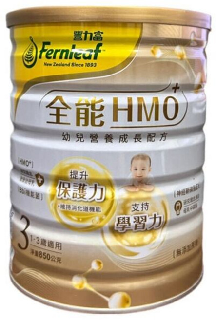 豐力富 全能HMO 3號幼兒營養成長配方 850公克, 850g, 4個