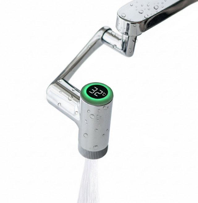 클링바스 회전 다기능 니플 스마트 워터탭 수전탭, 1세트