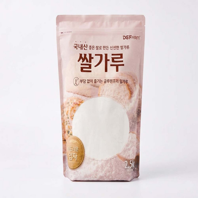 대구농산 쌀가루 2.5KG DG FARM RICE FLOUR