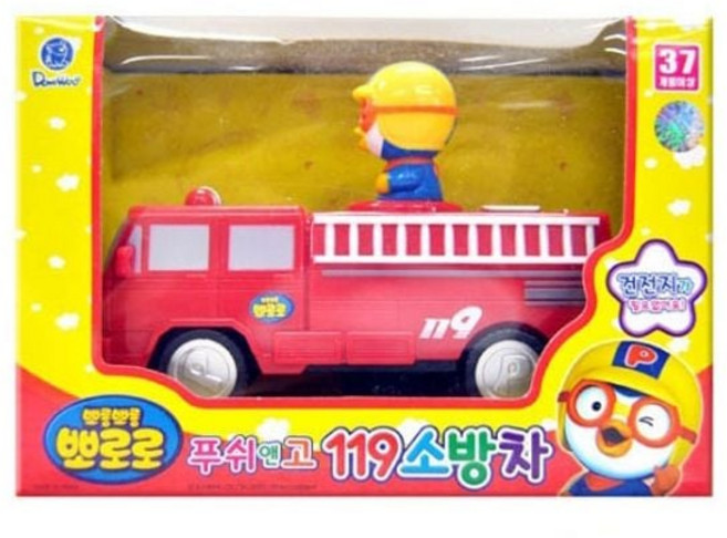 스타 뽀로로 푸시앤고 119소방차 역할놀이 san+046jt
