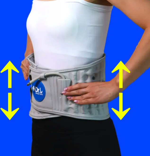 1등급 의료기기 닥터레벨 디스크 허리 견인기 보호대 척추 요추, 1개