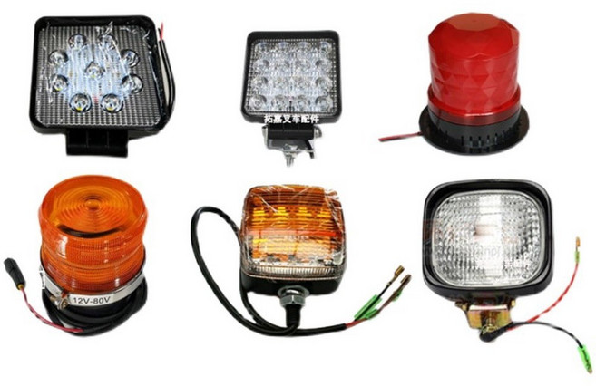 지게차 경광등 부저 12v 동시동작 72v 빽부져 24v 48v 강력, 1 사각LED 라이트(9구슬) 12 80V(108*10, 1개