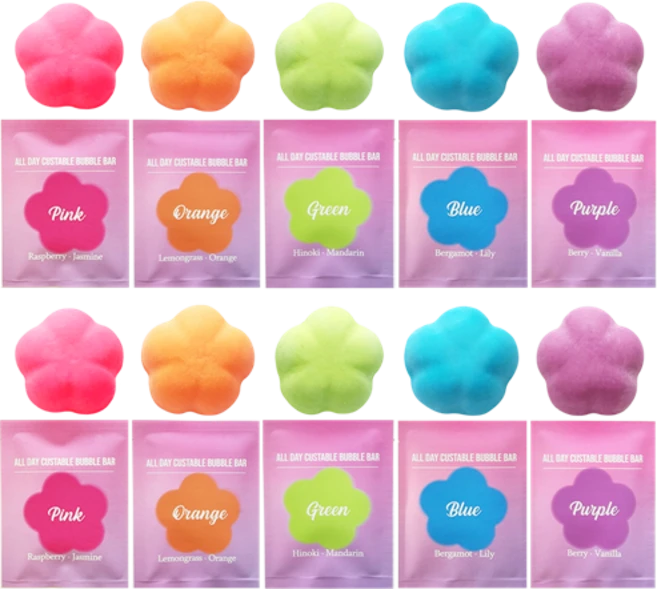개별포장 10팩 거품 입욕제 올데이 커스터블 버블바 30g 10개 - 쿠팡