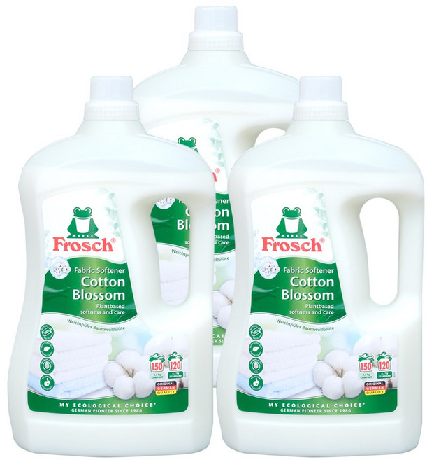 프로쉬 섬유유연제 코튼 블라썸 본품, 3개, 3L