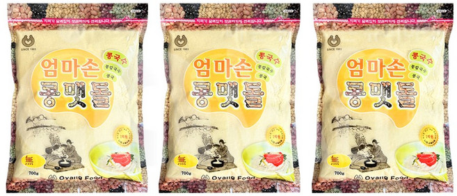 오양식품 엄마손콩맷돌, 700g, 3개