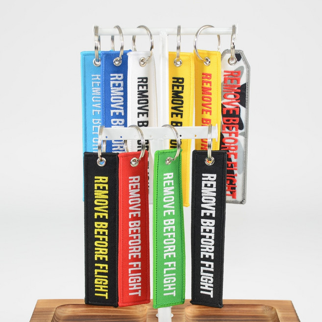 remove before flight 키링 항공기 열쇠고리, 9) 노빨, 1개