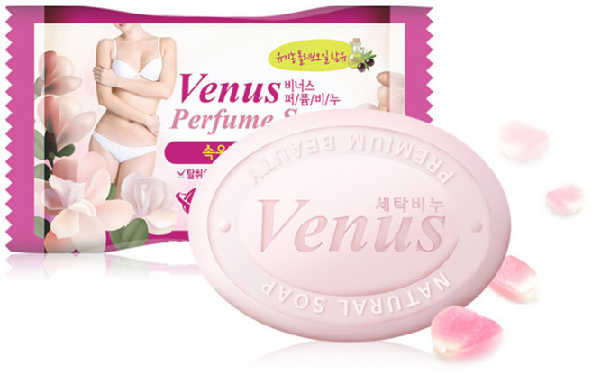 성원화장품 비너스 퍼퓸 속옷전용 비누, 120g, 5개