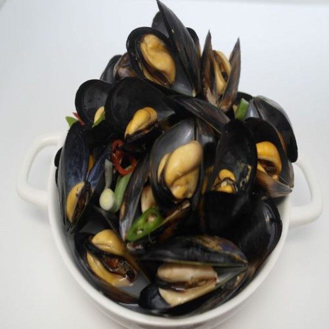4위 - 당일채취 당일발송 국내산 남해안 손질 세척 홍합, 1개, 3kg