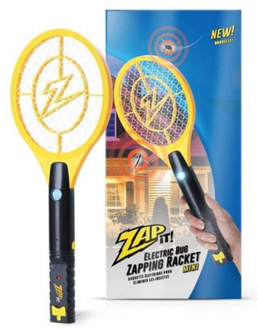 Zap It! Mini Bug Zapper - Rechargeable Mosquito Bug Zapper Racket - Flies Zappers Indoor - 4 000, 1개