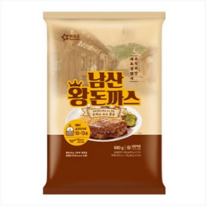 아워홈 남산 왕돈까스, 680g, 4개
