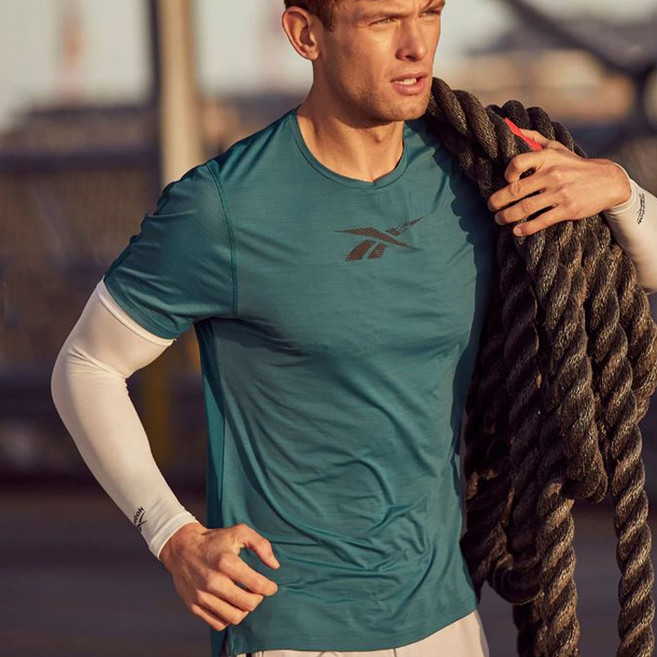 리복 암슬리브 다리 종아리 테니스 골프 팔토시, 암슬리브_블랙_L/X, 1개