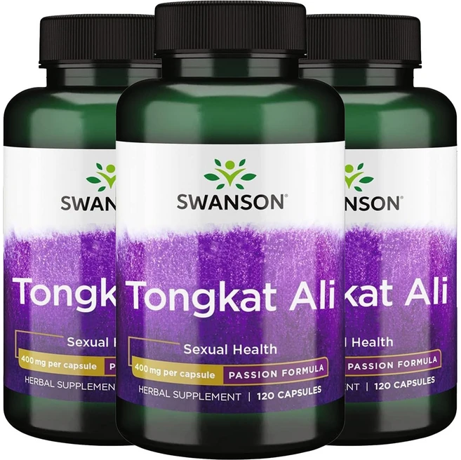 스완슨 통캇 알리 400mg 캡슐, 3개, 120정 - 쿠팡