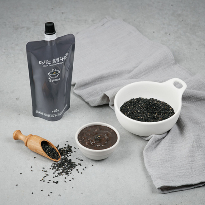 두손푸드 마시는 흑임자죽 130g 10개, 10팩