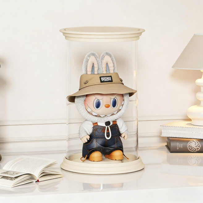 YAPOGI 클래식 로마 스타일 아크릴 피규어 장식장, 1세트