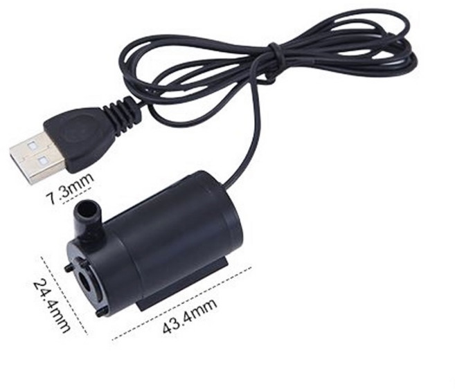 USB沉水抽水馬達 水泵 5V, 1個