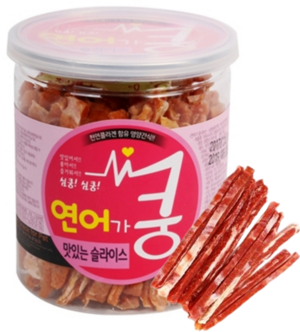 브리더랩 강아지 큐브 건조간식 200g, 천연콜라겐연어, 6개