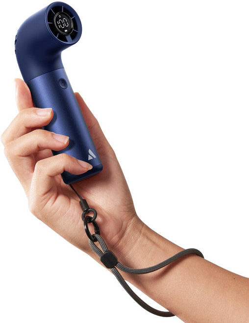 Aecooly 초강력 급속 냉각 휴대용 선풍기 미니 무선 대용량 손선풍기, 블루, Aero Pro, 1개