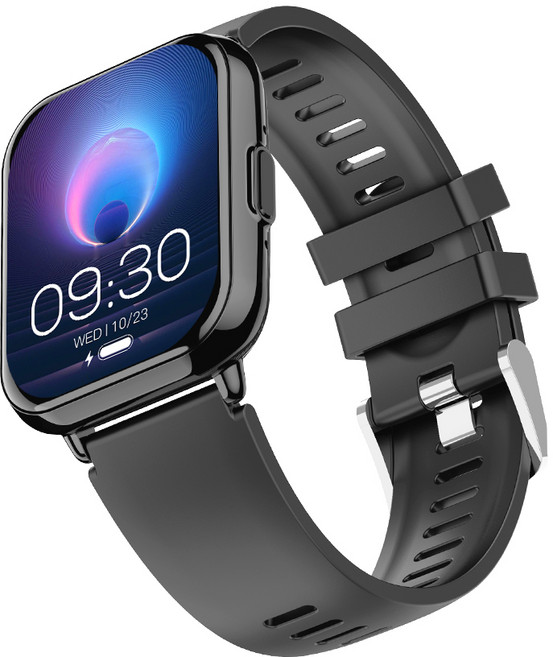 PEJE AI 질문응답 25나라 언어 실시간 번역 GPS 운동 심박수 건강 수면 모니터링 블루투스 통화 스마트워치, GPS + 블루투스, 4.6cm, 검정색