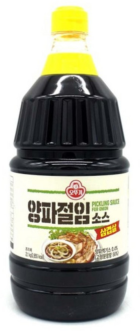 오뚜기 삼겹살 양파절임소스 2.1kg 2개 /배송, 1.05kg, 1개