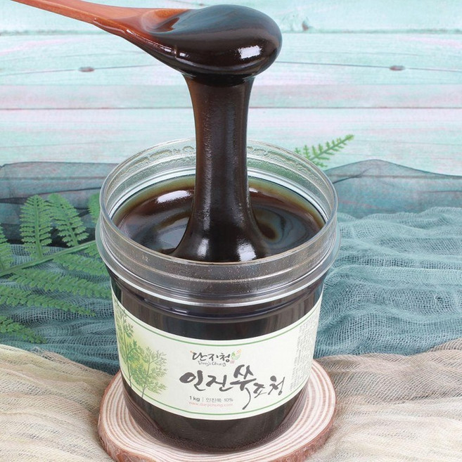도모아 국산 단지청 인진쑥조청1kg, 1개, 1g