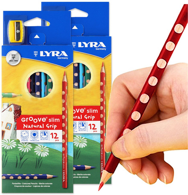 LYRA GROOVE 연필 교정연필 리라그루브 연필세트, 색연필, 24자루 2다스