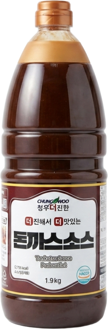 청우 더진한 돈까스소스, 1.9kg, 1개