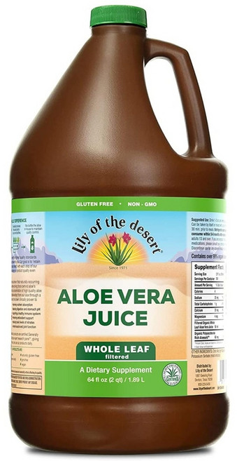 릴리 알로에 베라 주스 홀리프 aloe vera juice whole leaf 1.89L, 1개