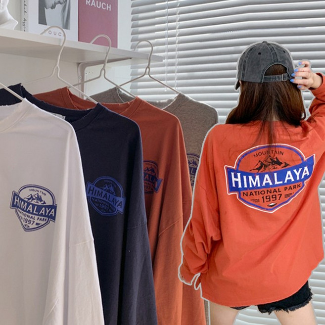 [츄츄스] 티 히말라야 (FS0091)_(여성의류 여성옷 긴팔티 롱티 무지티 기본티 니트티 라운드티)